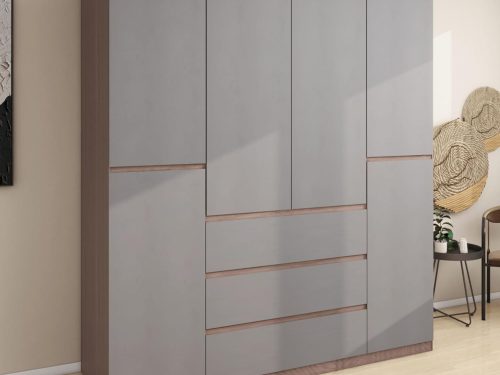 Wardrobe Closet Armoire Wardrobe Closet White Storage Cabinet Wooden Clothes Closets Cabinet Bedroom Armoires Cabinet with Hanging Rod Shelves